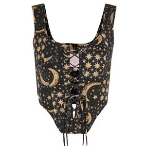 Selkie Moon Quilt Duchess Corset